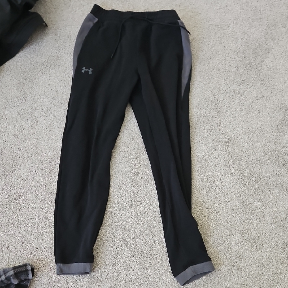 Under Armour Black and Gray Joggers